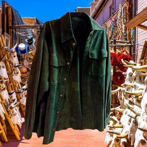 SANTA FE SUEDE LEATHER SHIRT JACKET